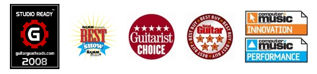 RiffWorks Best Guitar Recording Software Awards